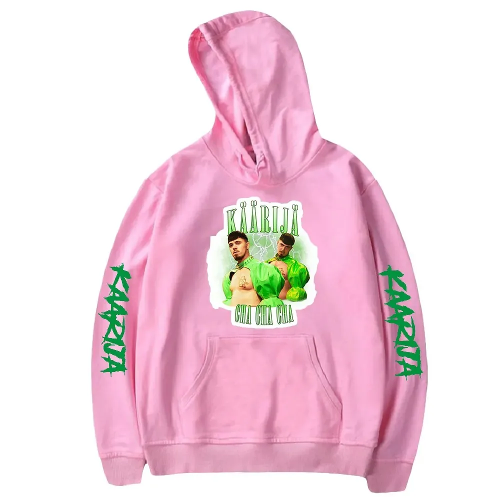 Kaarija-Cha Cha Cha Hoodie para homens e mulheres, 풀오버 드 만화, 몰레톤 유니섹스 스트리트웨어, 캐주얼