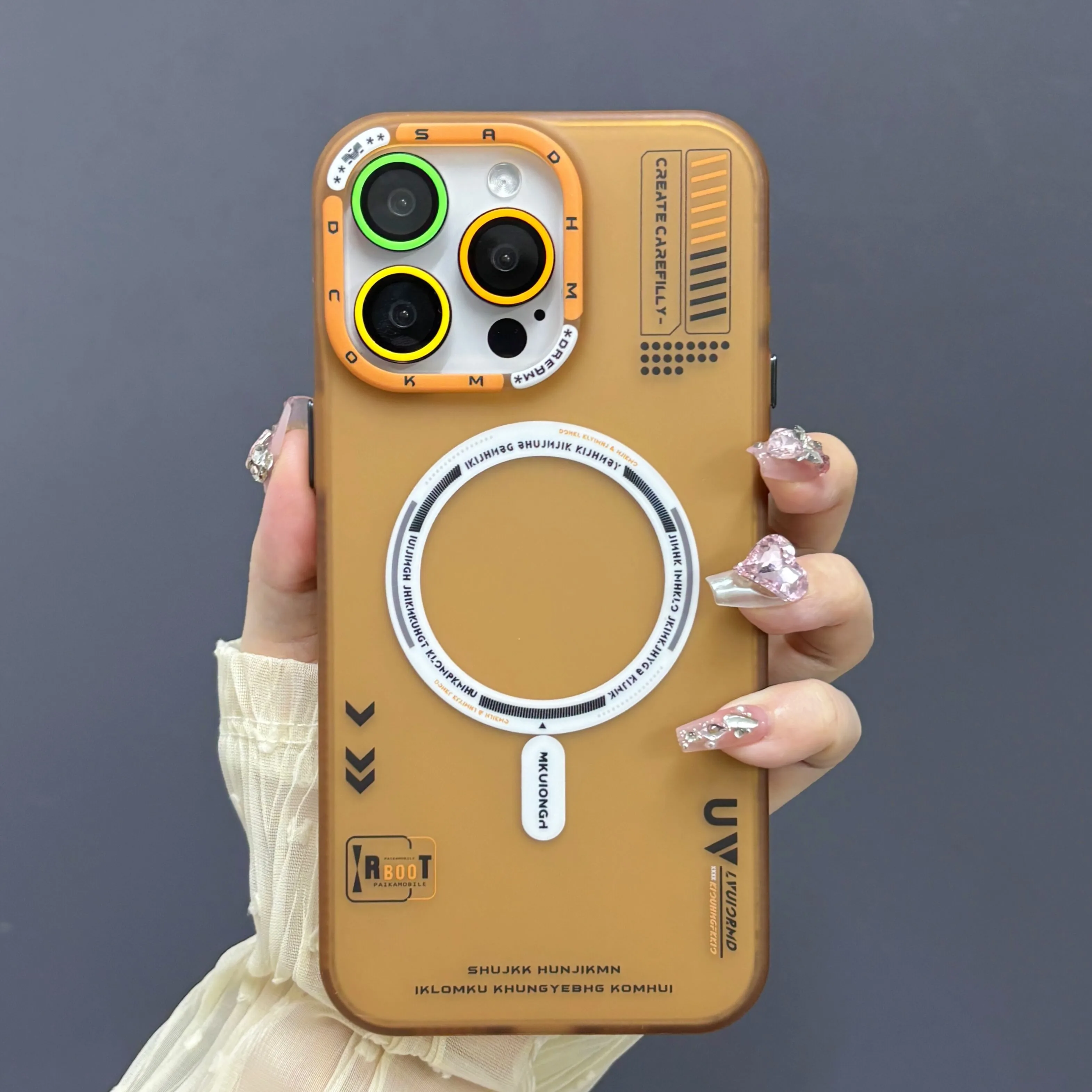 

Semi-transparent Frosted Skin Touch Magnetic MagSafe Phone Cases For iPhone 16 Pro Max 15 14 13 Fashion Wireless Charging Cover