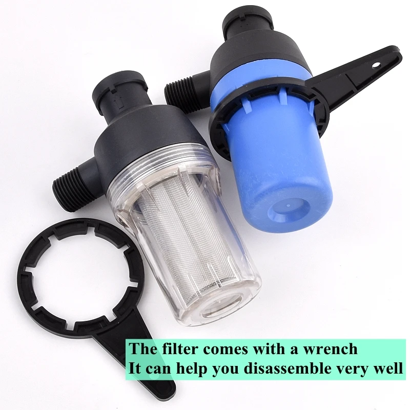 Inline Water Pre Filter 40/100/250Mesh Mesh Prefilter for Water Heater Garden Irrigation Water Sediment Filtration