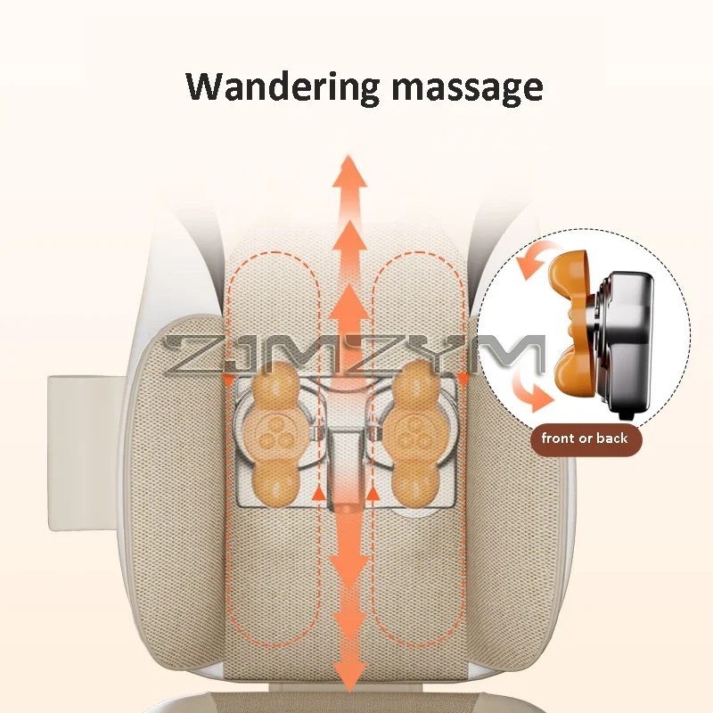 Whole Body Kneading Cervical Spine Massage Chair Mat Multifunctional Electric Massager Cushion Neck Waist Back Cushion Massage