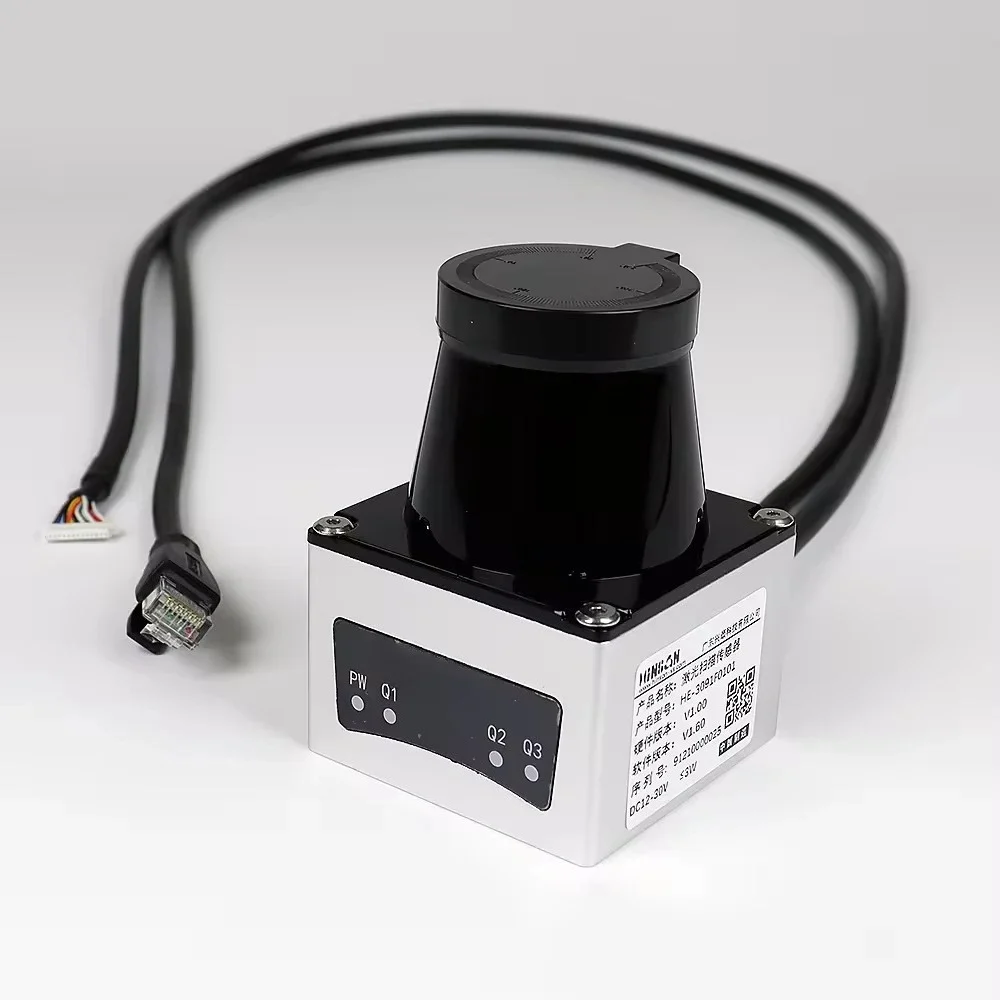 HE-3091FA HDDM+ 432KHz 30m Laser Navigation LIDAR Sensor Service Equipment for AGV AMR Forklift