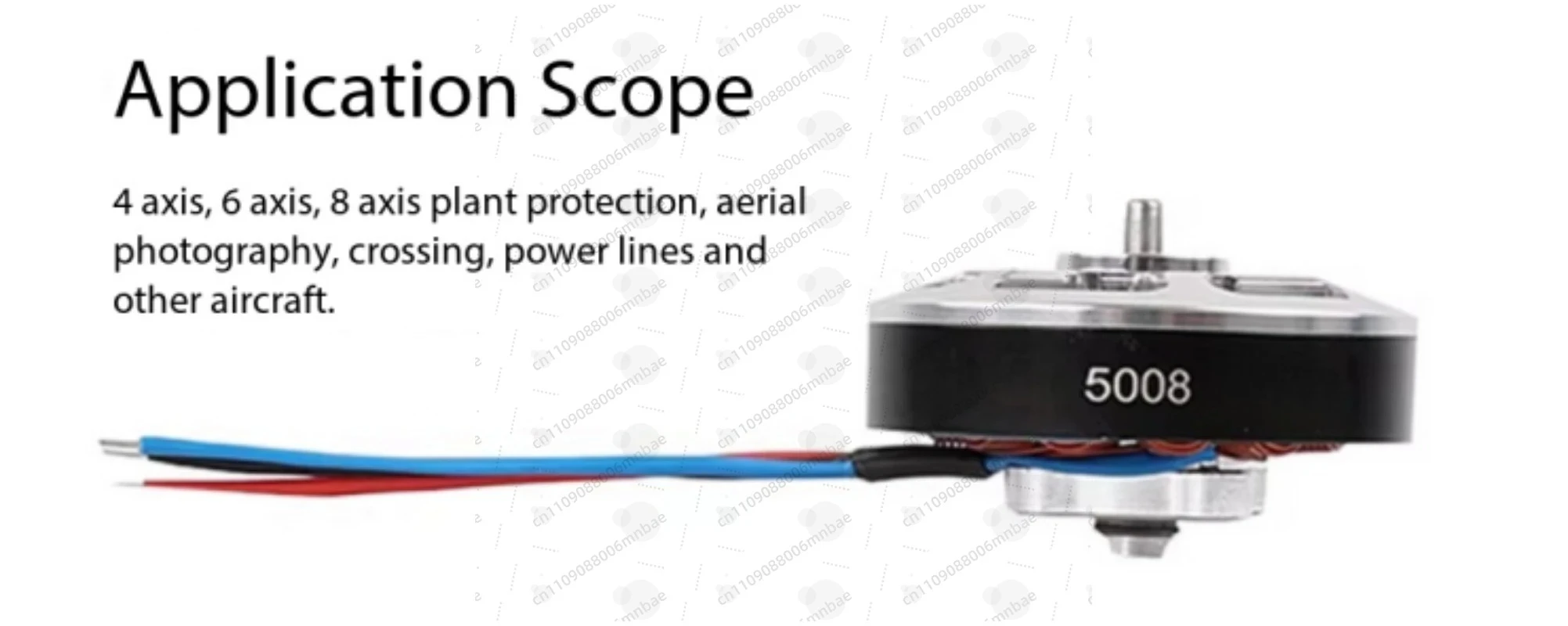 5008 single strand aircraft cable rack machine fast heat dissipation high-speed motor kv value brushless motor