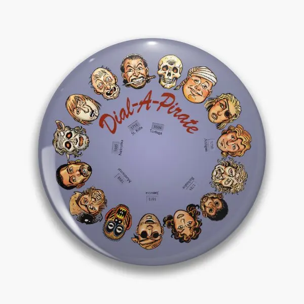 Наберите «Остров пиратской обезьяны», мягкая кнопка, заколка для одежды, шляпы, отворота, заколка для влюбленных Женщин, креативный милый металлический модный подарок