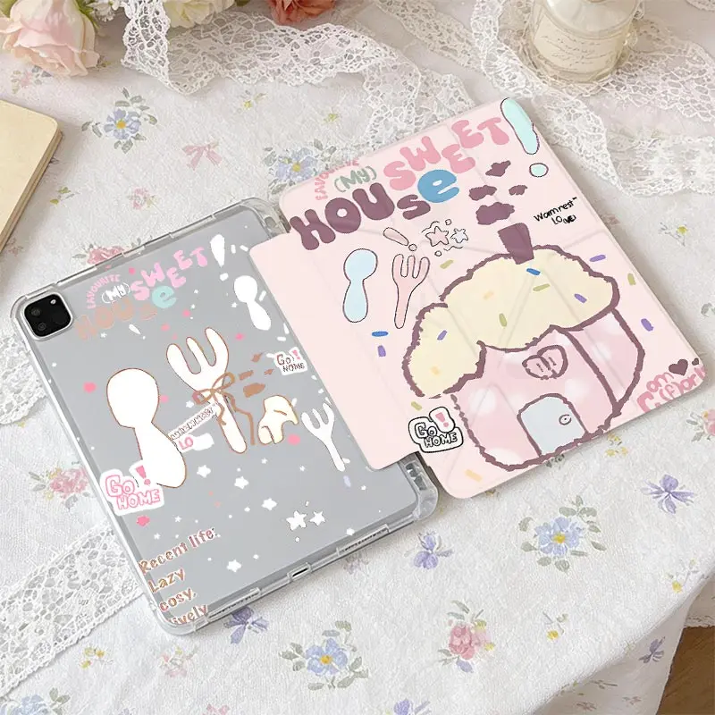 3+Y Multi-Angle Stand Cover For IPad Mini6 8.3 Air3 10.5 Pro11 iPad A16 2025 11th Air11/13 iPad 10.2 7/8/9 4/5th 10.9 10th