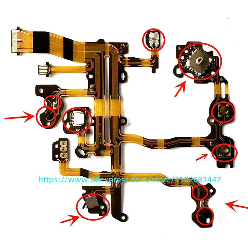 

NEW For Sony ILCE-7M3 A7III A7M3 A7R3 Top Cover Flex Cable with Socket Replacement Part Ic