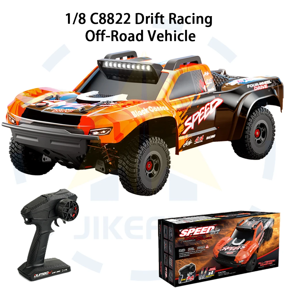 

C8822 1/8 RC Super Large Car Full Size 4WD Remote Control Car High Speed ​​Brushless Drift Racing Off-Road Vehicle Adult Childre