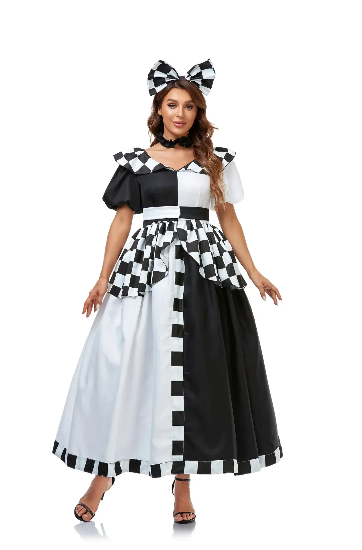 Halloween Cosplay Costume Female Sweet Poker Princess Dress