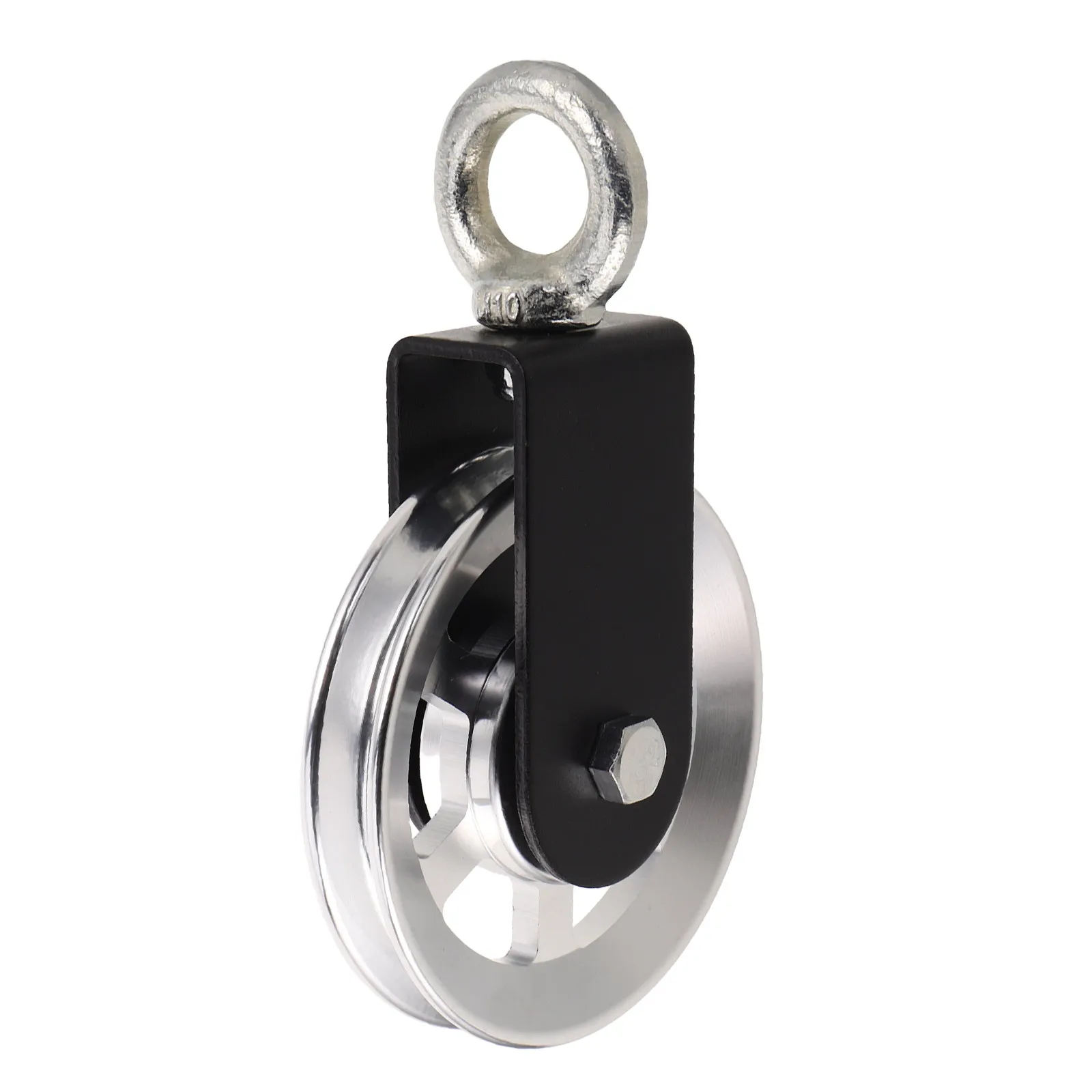 105Mm Aluminum Alloy Cable Pulley Wheel Smooth Precision Gym Pulley System for Pull Down Fly Workouts Home Gym Strength Training