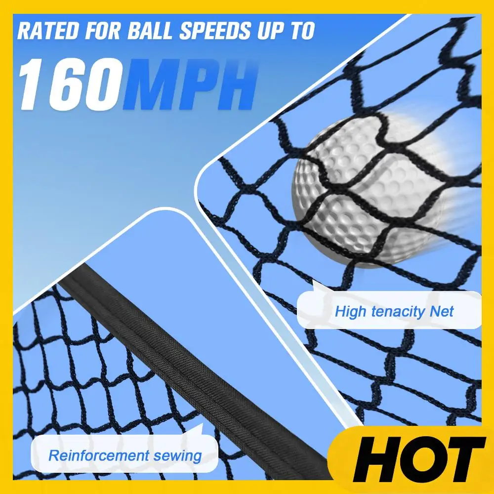 

Сетка-барьер для спортивных тренировок 10x7 футов, сверхпрочная, для гольф-симулятора, для отработки ударов на заднем дворе, подарки для мужчин, папы, для него