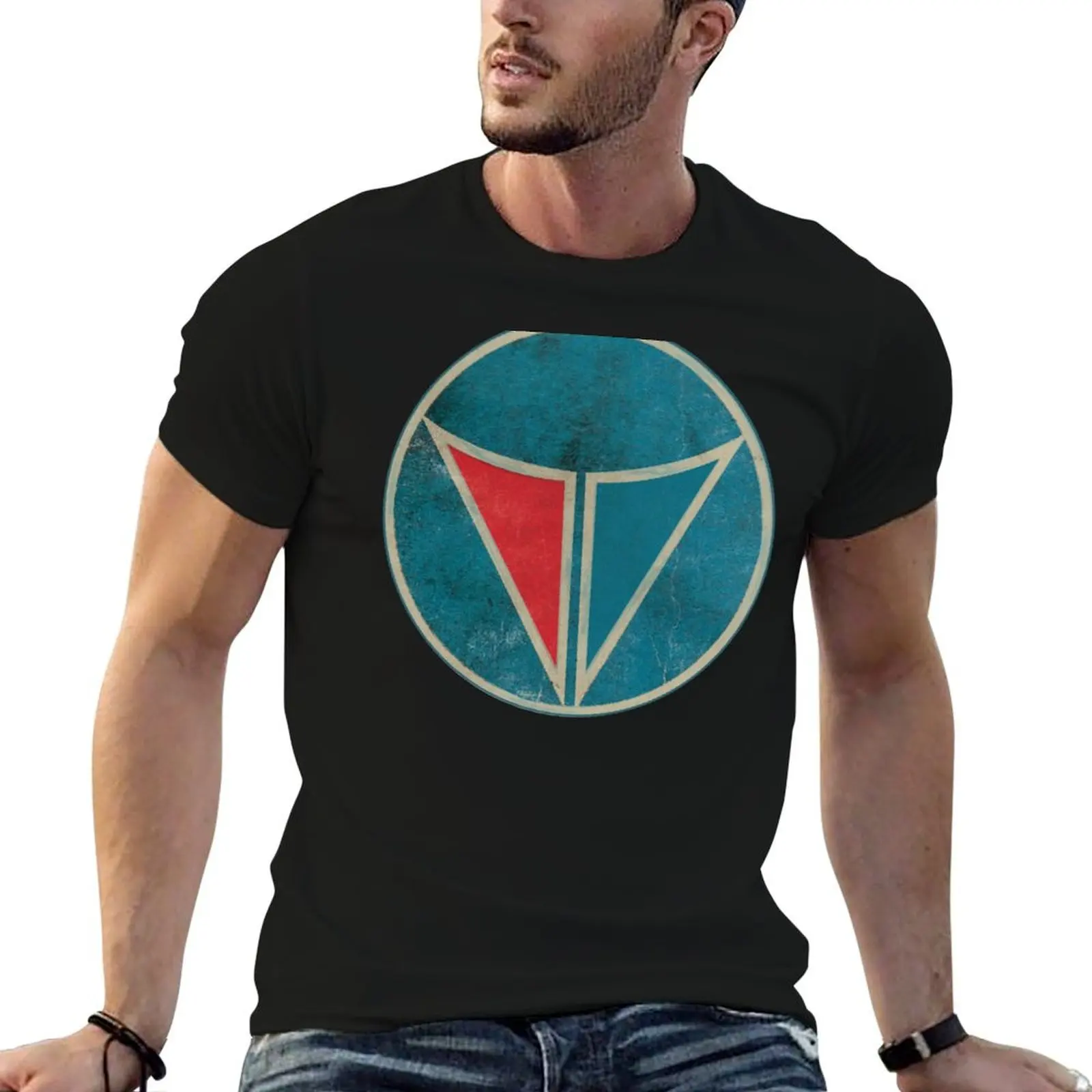 Plymouth Valiant Emblem, Grease Included T-Shirt Fashion Graphic Tee for Men