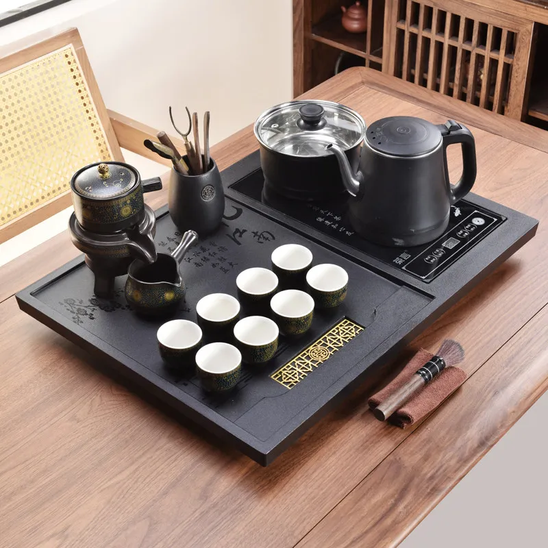 Valet Nordic Tea Tray Chinese Pot Drainage Ceramic Rectangle Tableware Tea Tray Hospitality Kung Fu Bandejas Home Decorationgs
