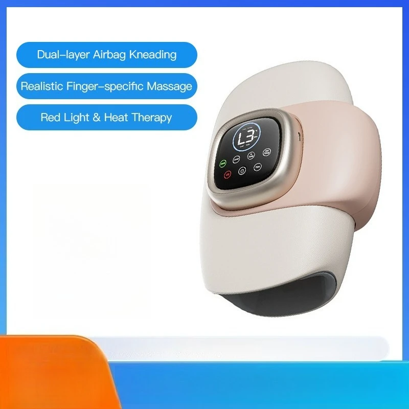 Household multi-functional wrist massager tenosynovitis kneading hand massager intelligent air pressure hot compress portable