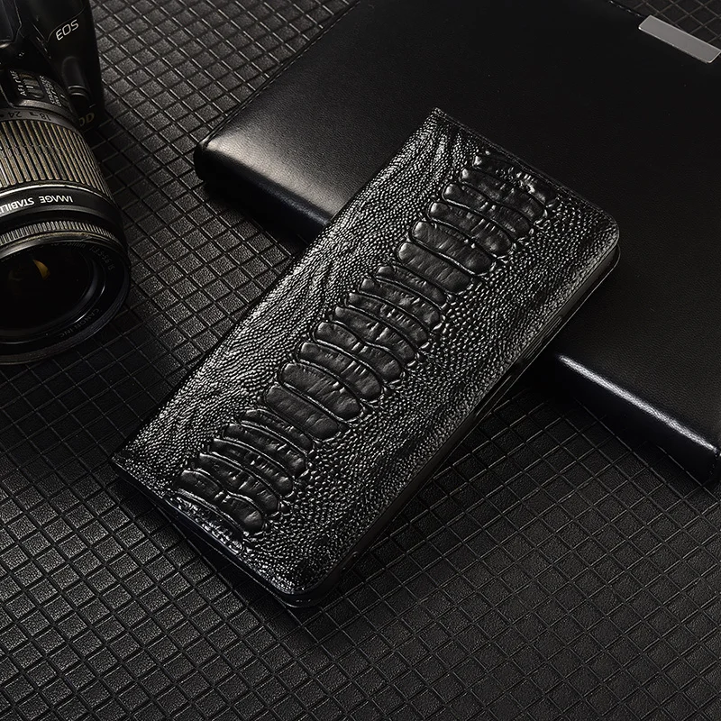 

Genuine Leather Flip Case For Ulefone Armor 13 14 15 16 17 18 18T 19 19T Pro Ultra Phone Cover Cases Ostrich Pattern Handmade