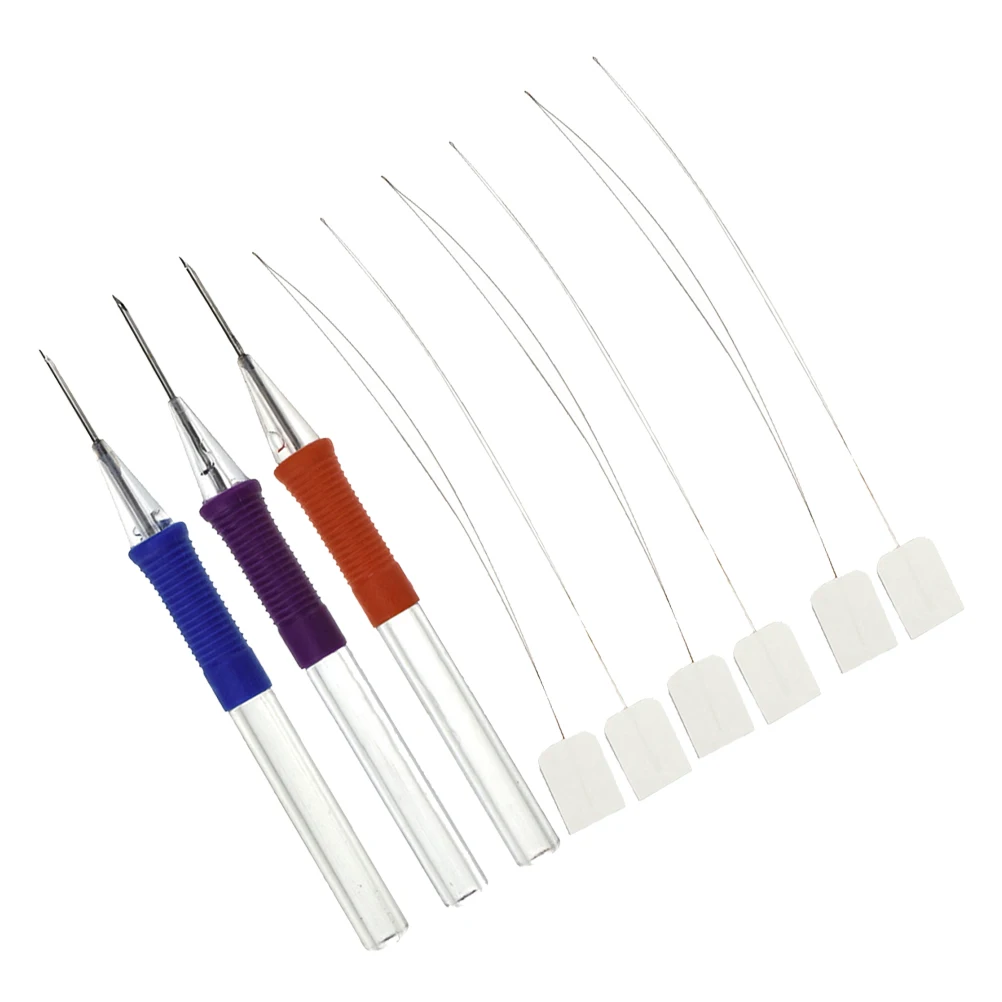 

9pcs Diy Pen Set Lightweight Durable Punch Tool For Cloth Crafting Comfortable Handle Embroidery Stitching Tool Embroidery Pen