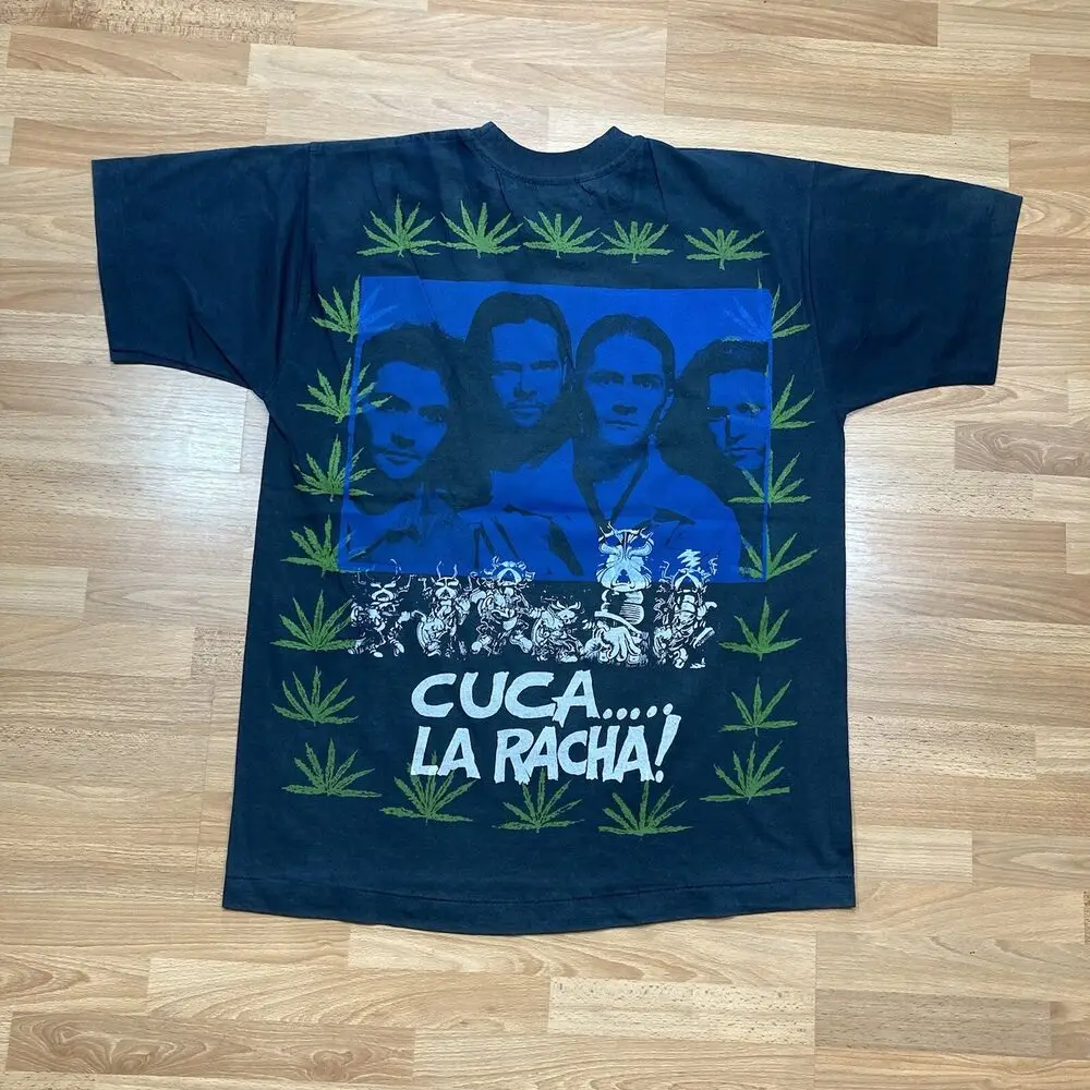 Cuca La Racha Shirt XL Vintage 90s Mexican Parking Boot Spanish Rock Band Tee