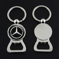 Bottle Opener Key Chain Rings Car Emblem Keyrings Pendant for Mercedes Benz W212 W202 W210 W204 W205 W220 G63 CLA CLS GLK SLS