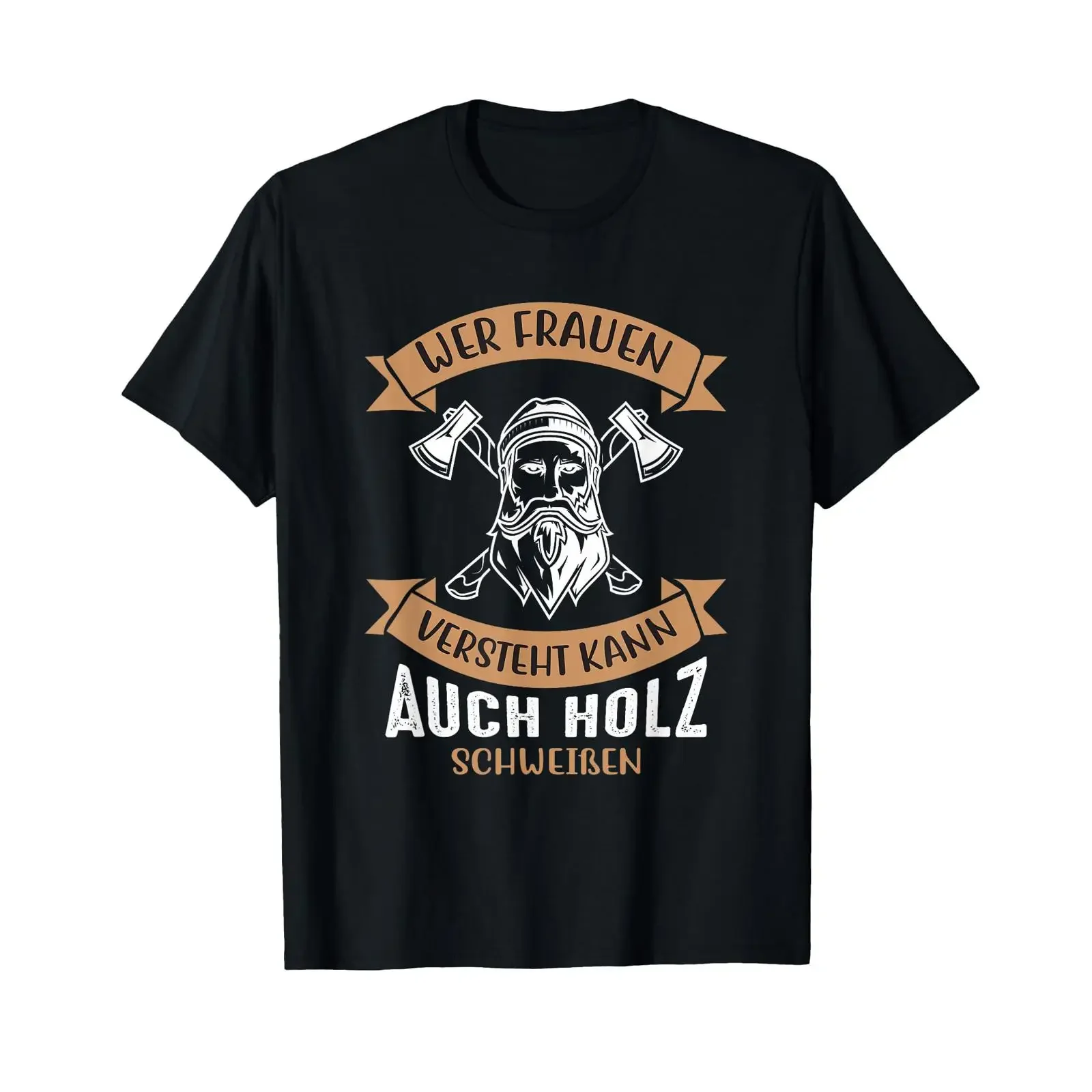 Man's sarcasm Anyone who understands women can also weld wood T shirt vintage Washed fashion Slightly Breathable Versatile