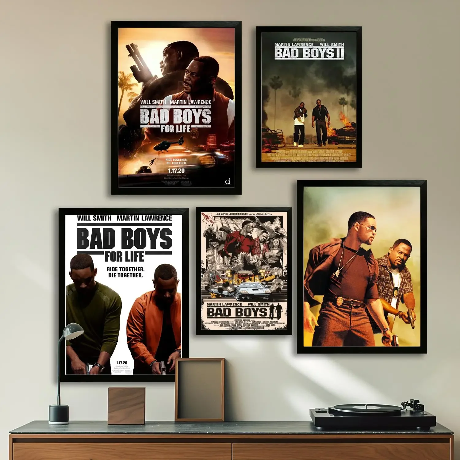 bad boys Movie TV show Canvas Art Poster and Wall Art, Picture Print, Modern Family, Bedroom Decor, Posters,Decorative painting