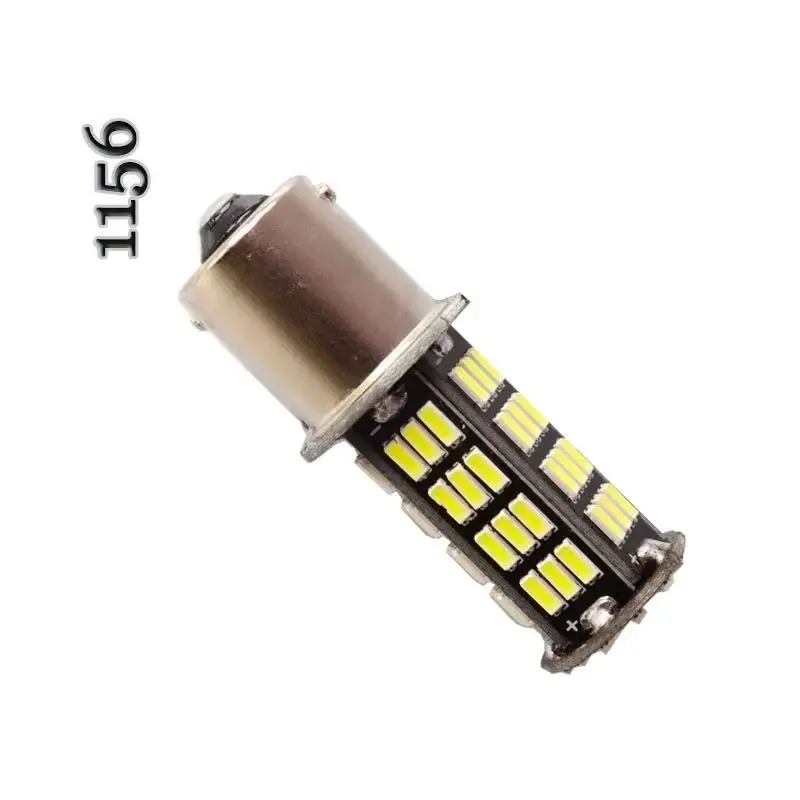 High lumen Auto LED P21W S25 1156 BA15S 1157 BAY15D 72 SMD 4014 led Bulb Light Turn signal Parking Backup Brake Bulb Lamp 12V