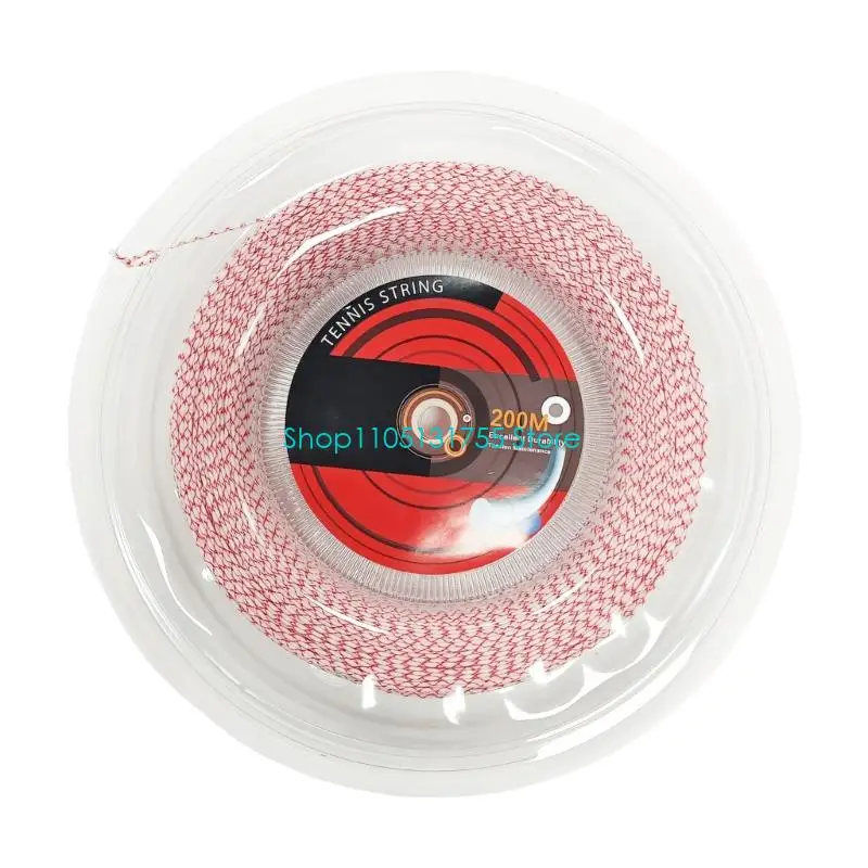 K0EF Multifilament Tennis String for Practice Use, Nylon Braided Tennis Restringing String with Balanced Feel and Clear Feedback