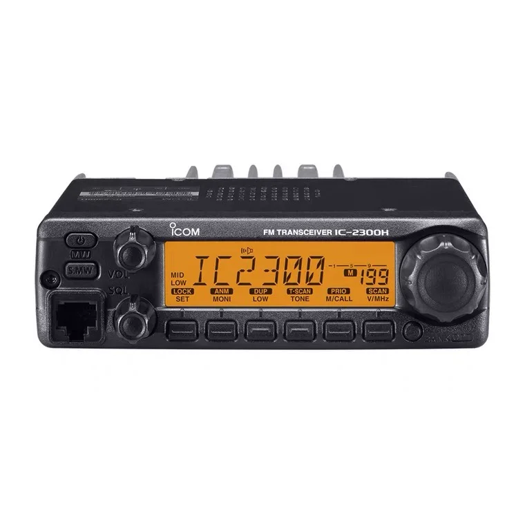 Imagem -03 - Icom Ic2300h fm Transceiver Vhf Rádio Marinha Rádio Móvel 65w Estação de Auto-rádio Mais de 10km