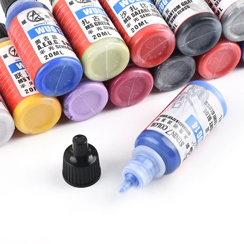 20ML WUG01-WUG17  Hobby Water Based Color Acrylic Paint Coating For Military DIY Tank Ship Plane Soldier Model Kit Building Tool