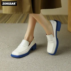 Kobiety Flats Oxford Shoes Duży rozmiar Patent Leather Shallow Square Toe Slip On Loafers Comfort Soft Sole Ballet Flat Single Shoes