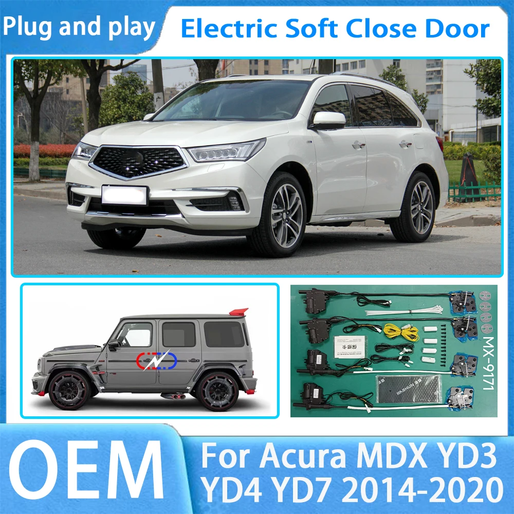 for Acura MDX YD3 YD4 YD7 2014-2020 OEM Car Soft Close Door System Automatic Electric Auto Pull Power Latch Power Closing Quiet