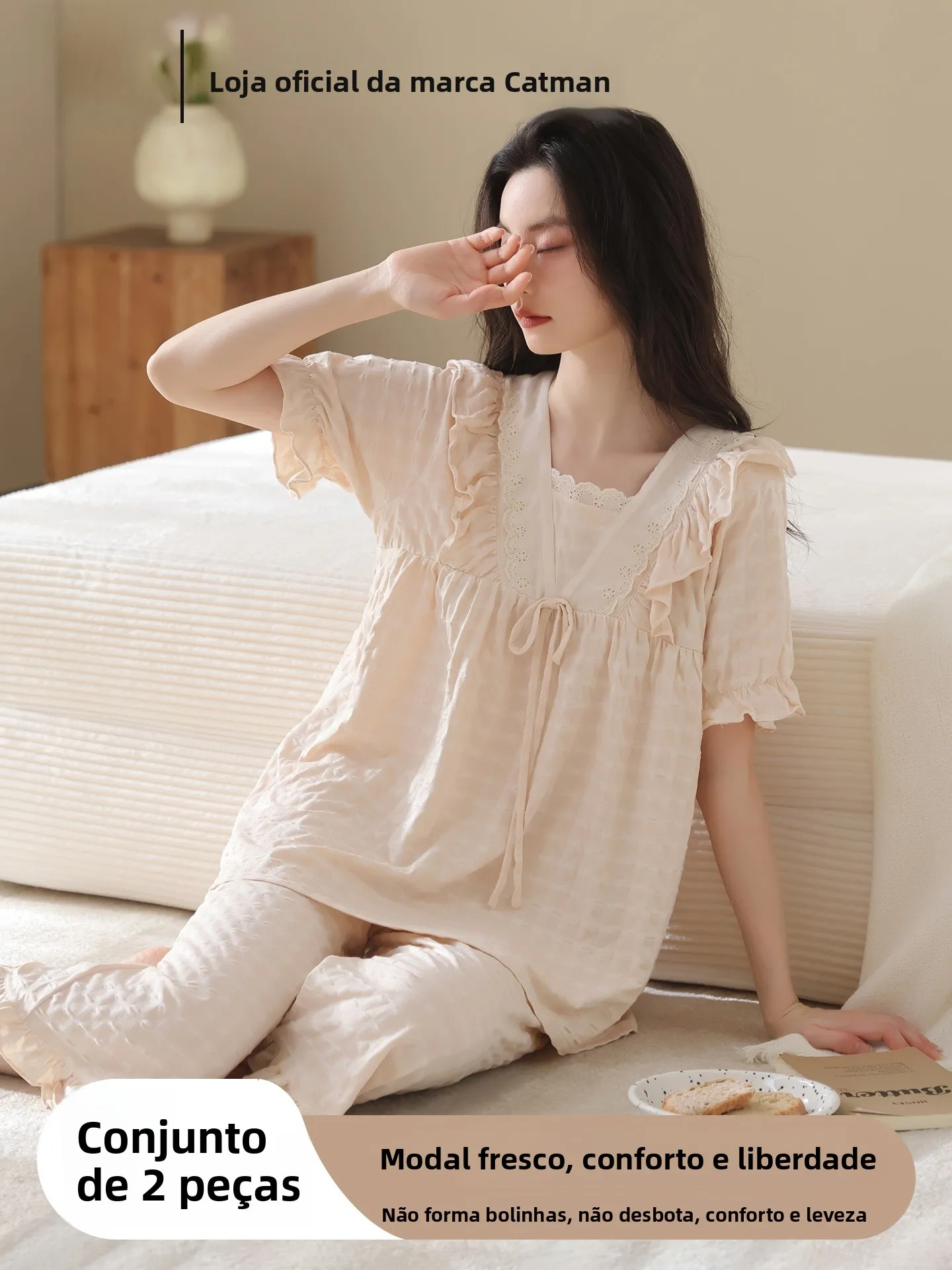 person-modal-cotton-pajamas-short-sleeve-women-summer-2026-seven-pants-home-clothes-set-cool-feeling-breathable-high-end