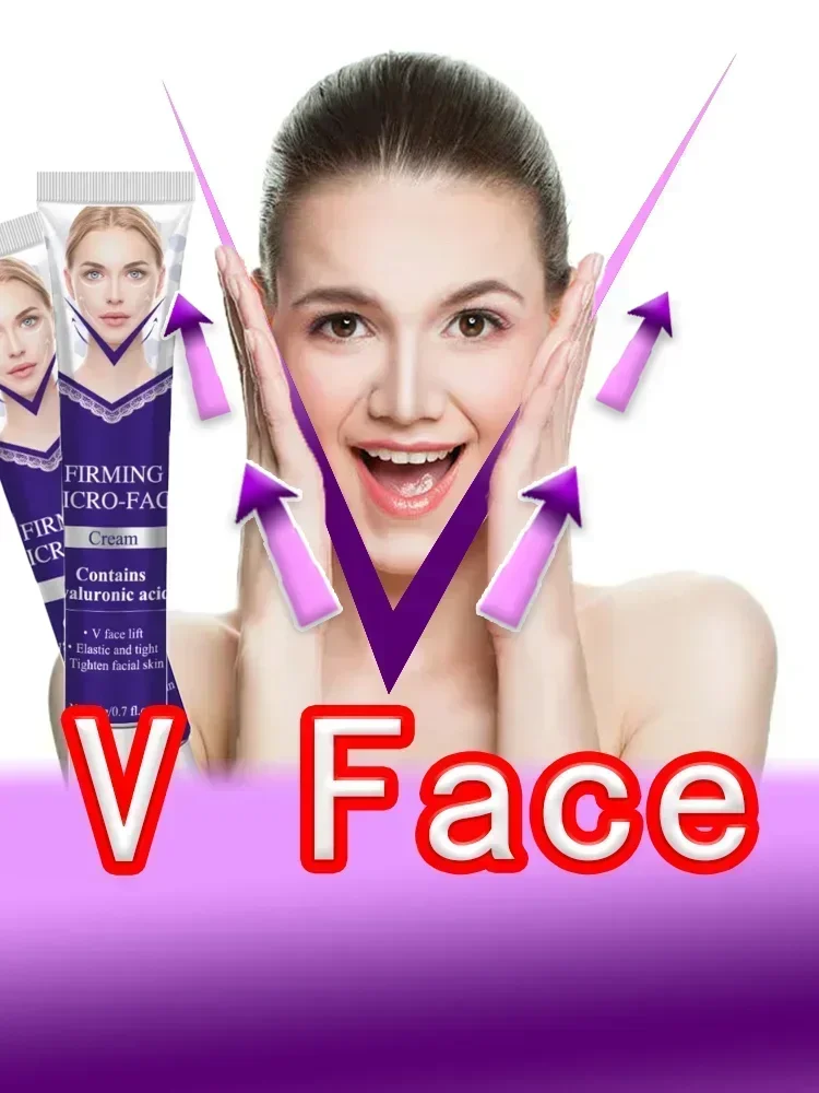 

V-Shape Firming Face-lift Slimming Cream Removal Masseter Muscle Double Chin Face Fat Burning Anti-aging Products