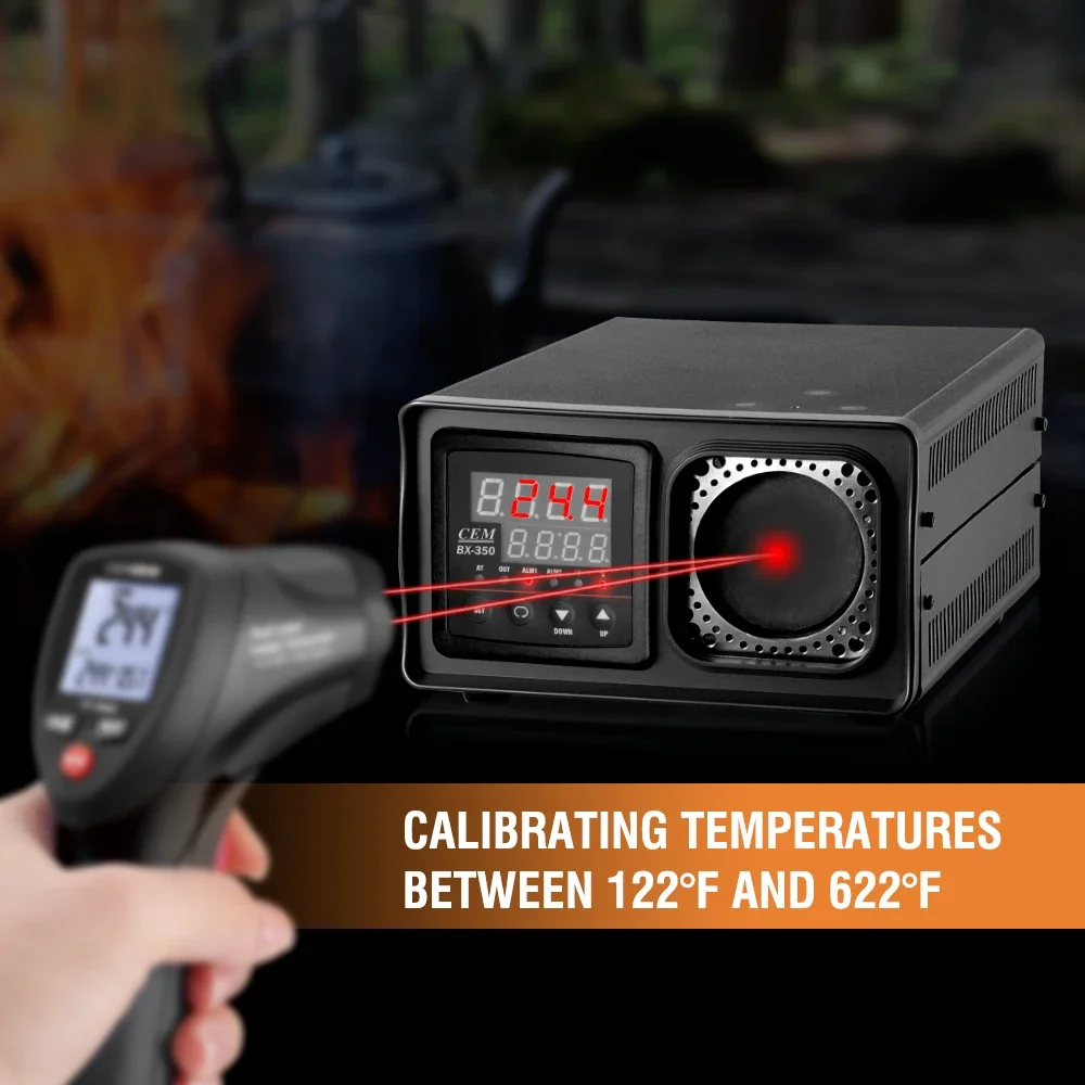 50ºC ~ 350ºC 10minutes Heating time  Professional Portable  IR Temperature Calibrator