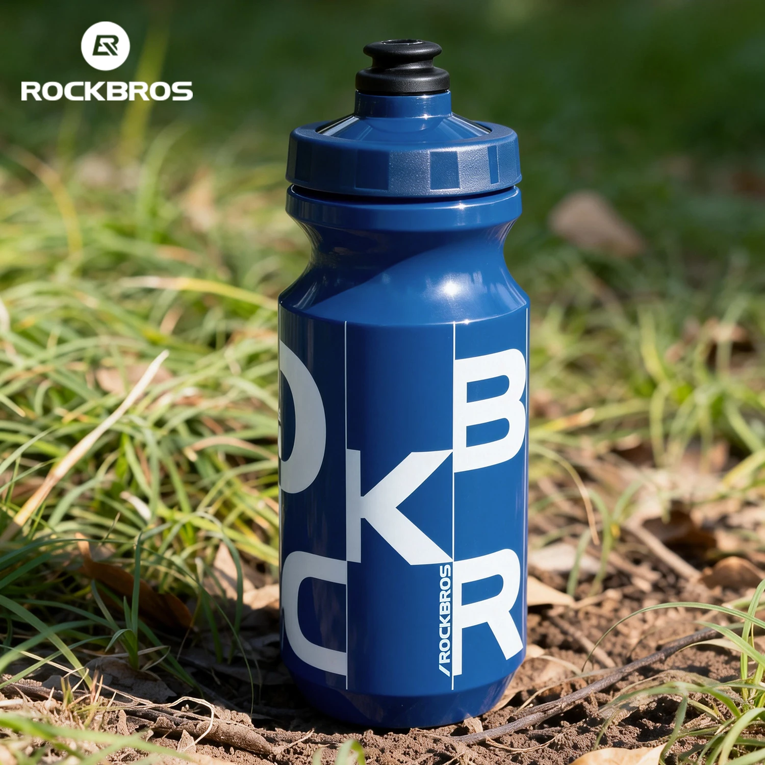 

ROCKBROS Cycling Sports Water Bottle Squeeze-to-Drink Quick Hydration Cycling Bottle Outdoor Bicycle Portable 600ml Water Kettle