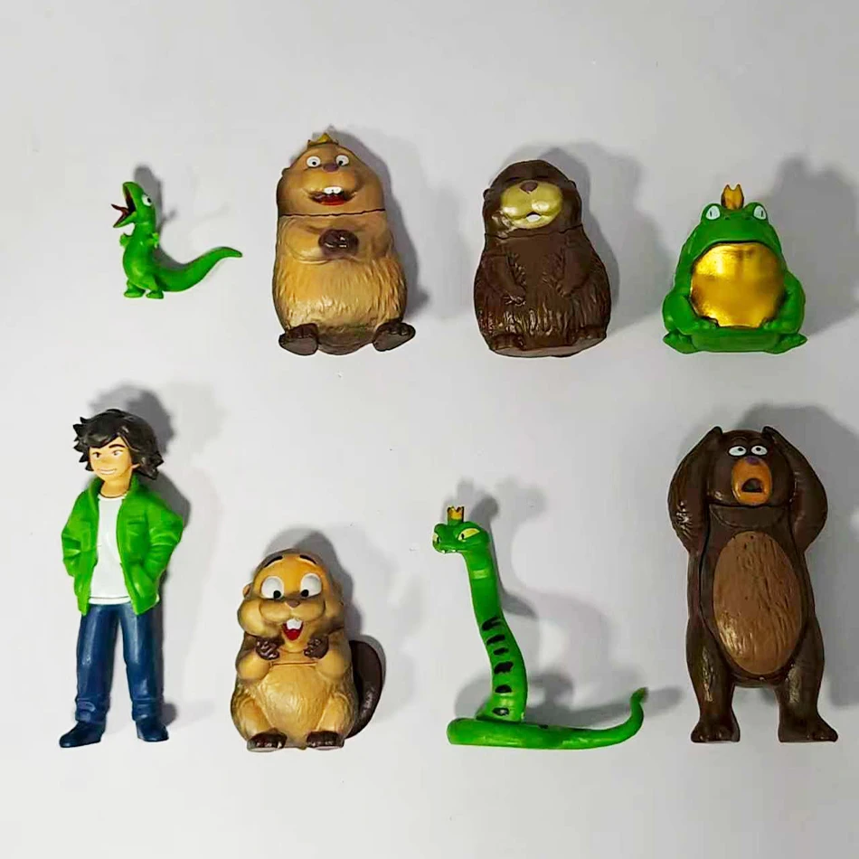 Nova Caixa Surpresa com 12 Bonecos da Série Beaver Transformation Plan de 1,5-4,5 polegadas, Presente Infantil, Presente de Aniversário