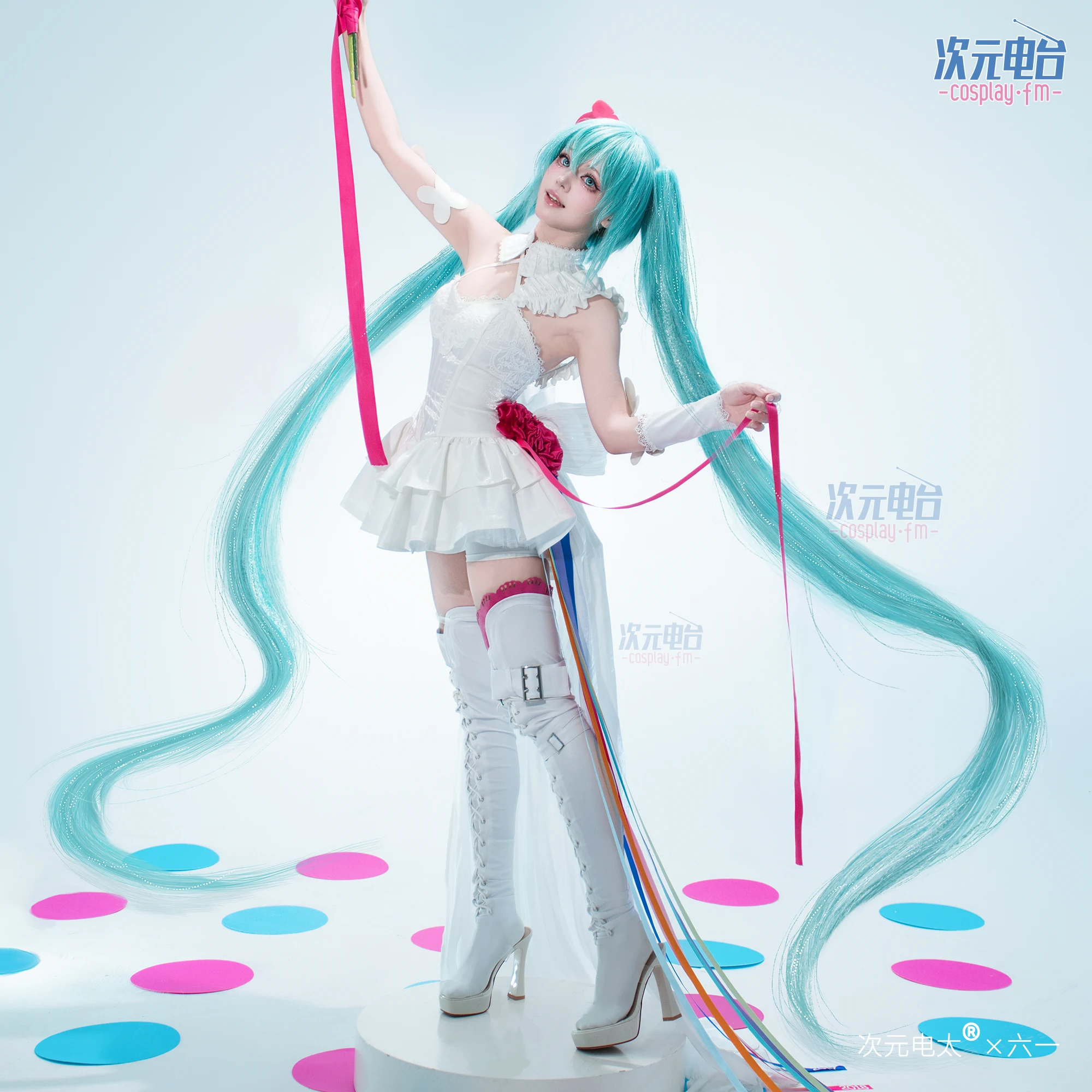 فستان سباق مثير من أنيمي 2026 Miku Cos للنساء أزياء تنكرية للهالوين #2