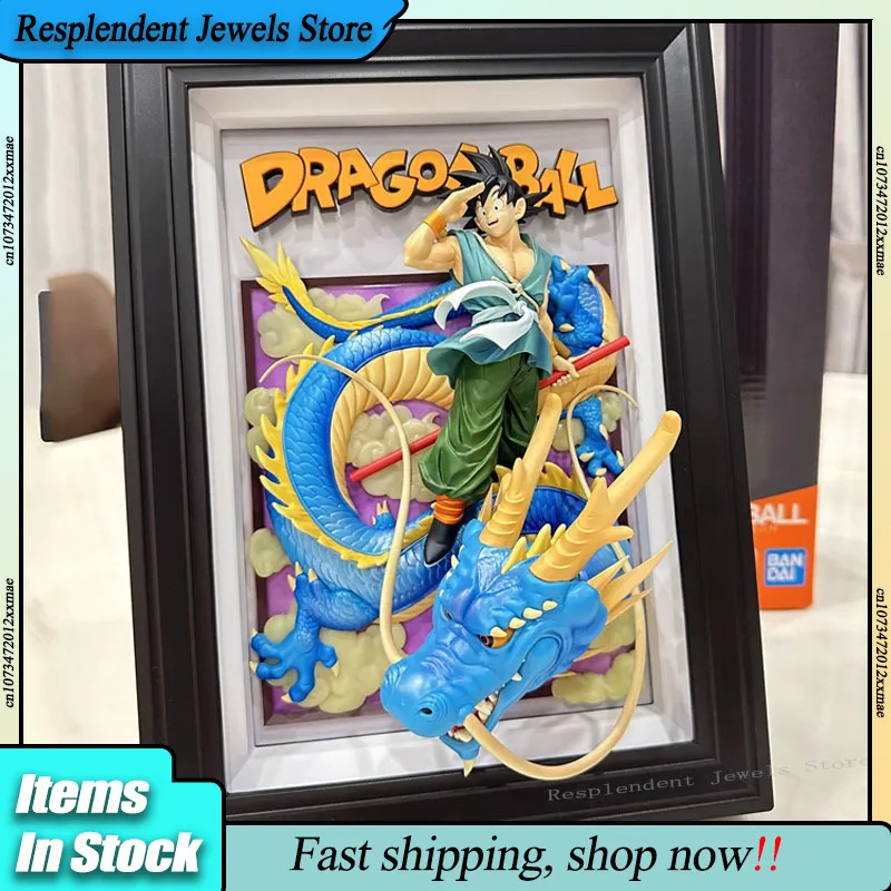 

Оригинальная фигурка Bandai Tamashii Art Dragon Ball Son Goku, светящаяся, для декора комнаты, коллекционная игрушка, подарок на Рождество