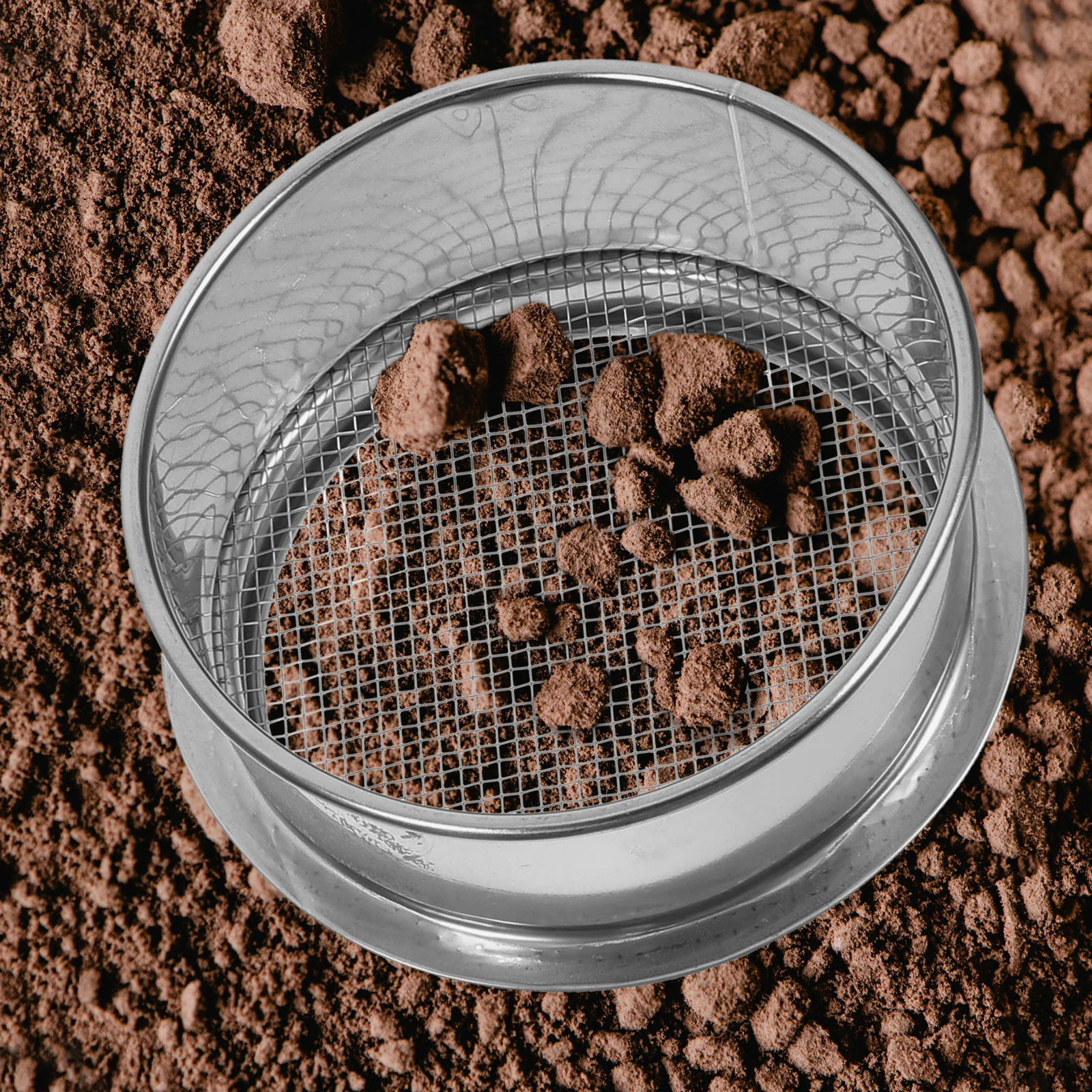 

3pcs Stainless Steel Sieve Fine Mesh Strainer Lab Test Sifting Screen Separation Sand Soil Powder Gardening Kitchen