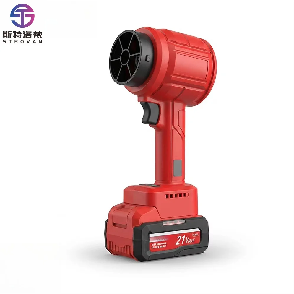 Industrial Grade Battery-Powered Cordless Brushless Motor Blower (Leaf/Snow/Dust) with 492m/h Airflow