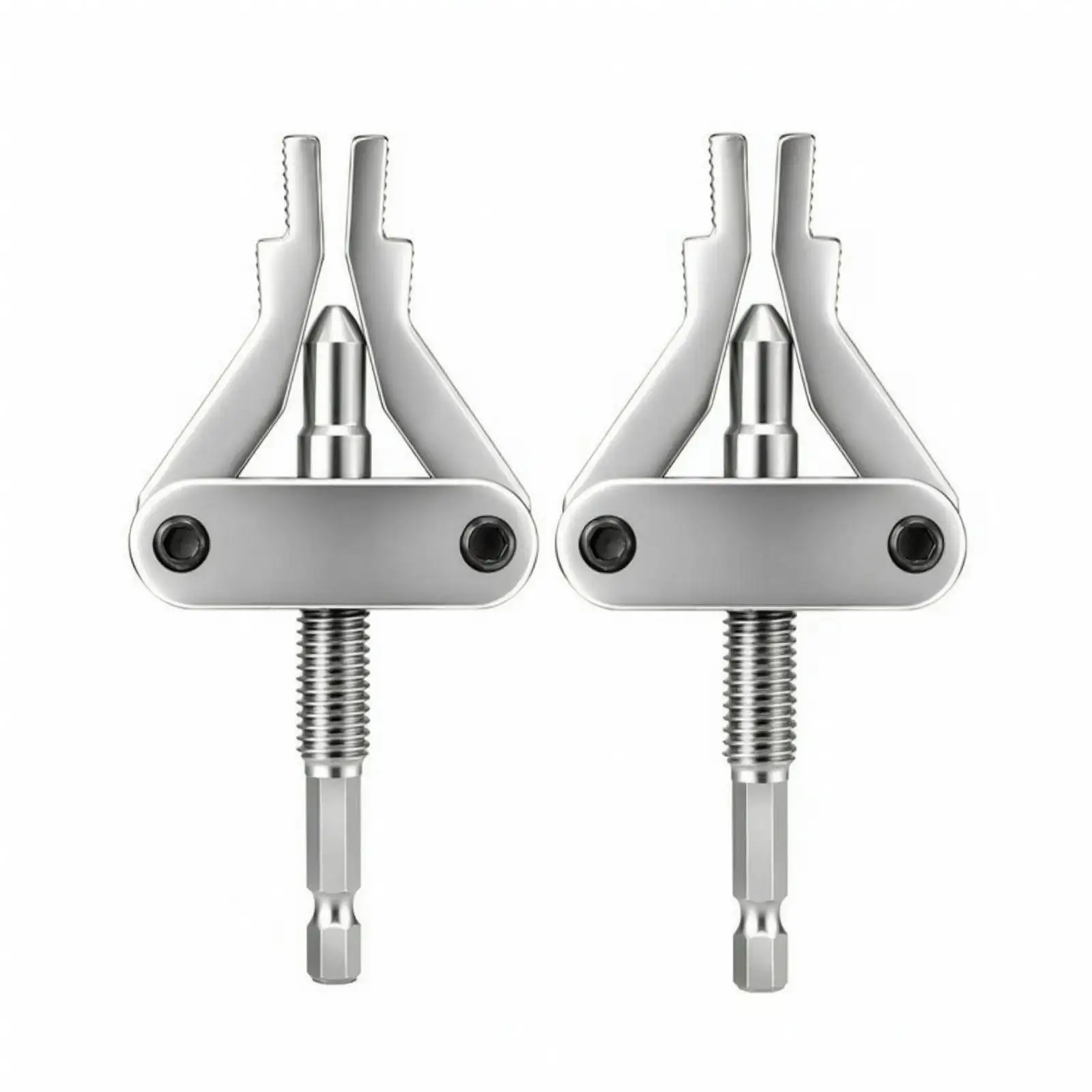 Stuck Screw Extractor Carbon Steel Threaded Fitting Remover for Faucet Tube Repair with Triangular Grip