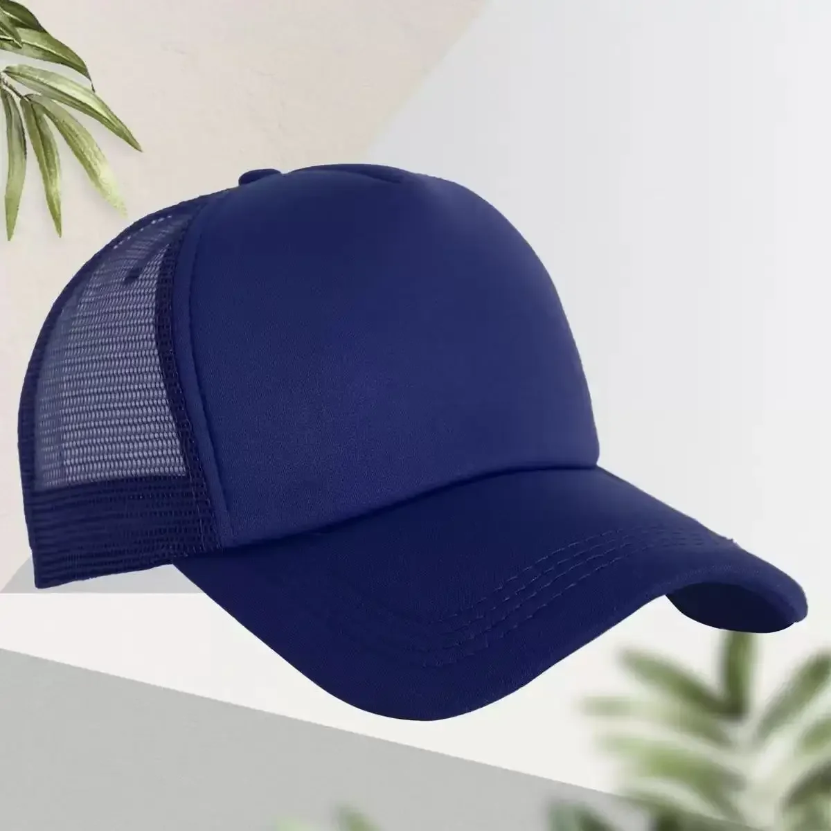 Gorras de malla en blanco para hombre, gorra de béisbol Snapback transpirable de verano, gorra de camionero negra a la moda para mujer, hueso de Hip Hop