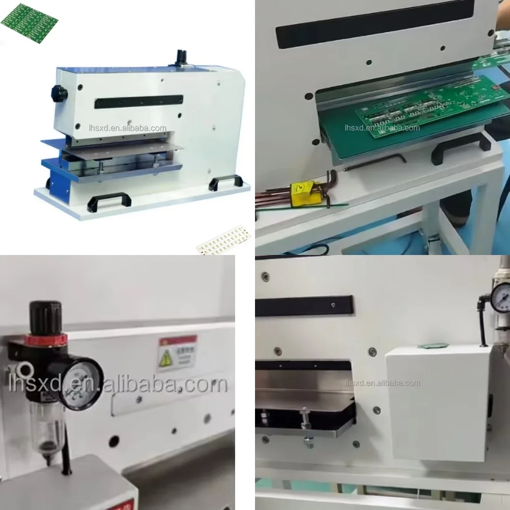 Automatic PCB Guillotine Slitting Machine for Circuit Board Cutting Precision Slitter for FR4 PCB Material High Speed