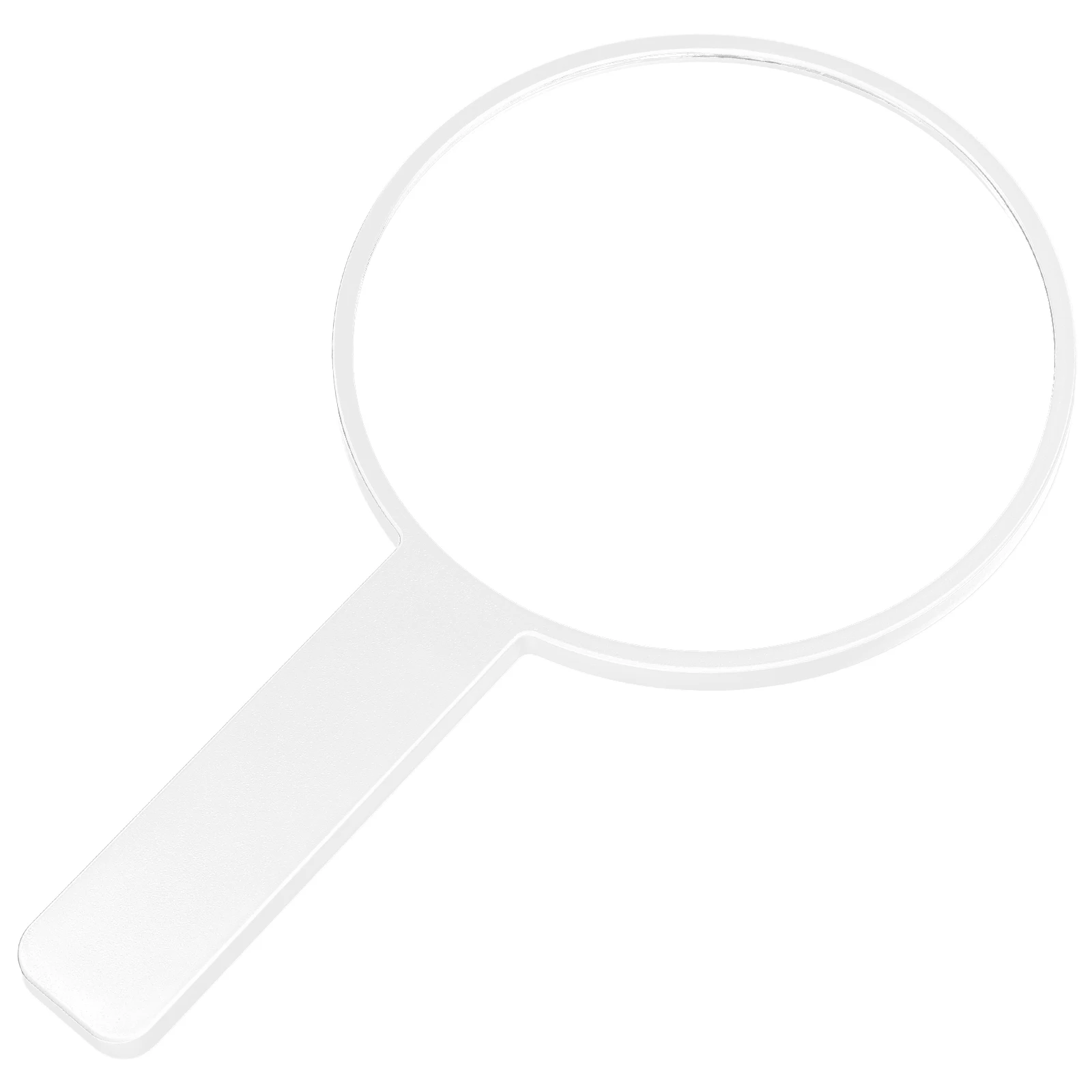 The Circle Portable Beauty Mirror Miss Fold Abs Hand Mirrors with Handle Compact Handheld