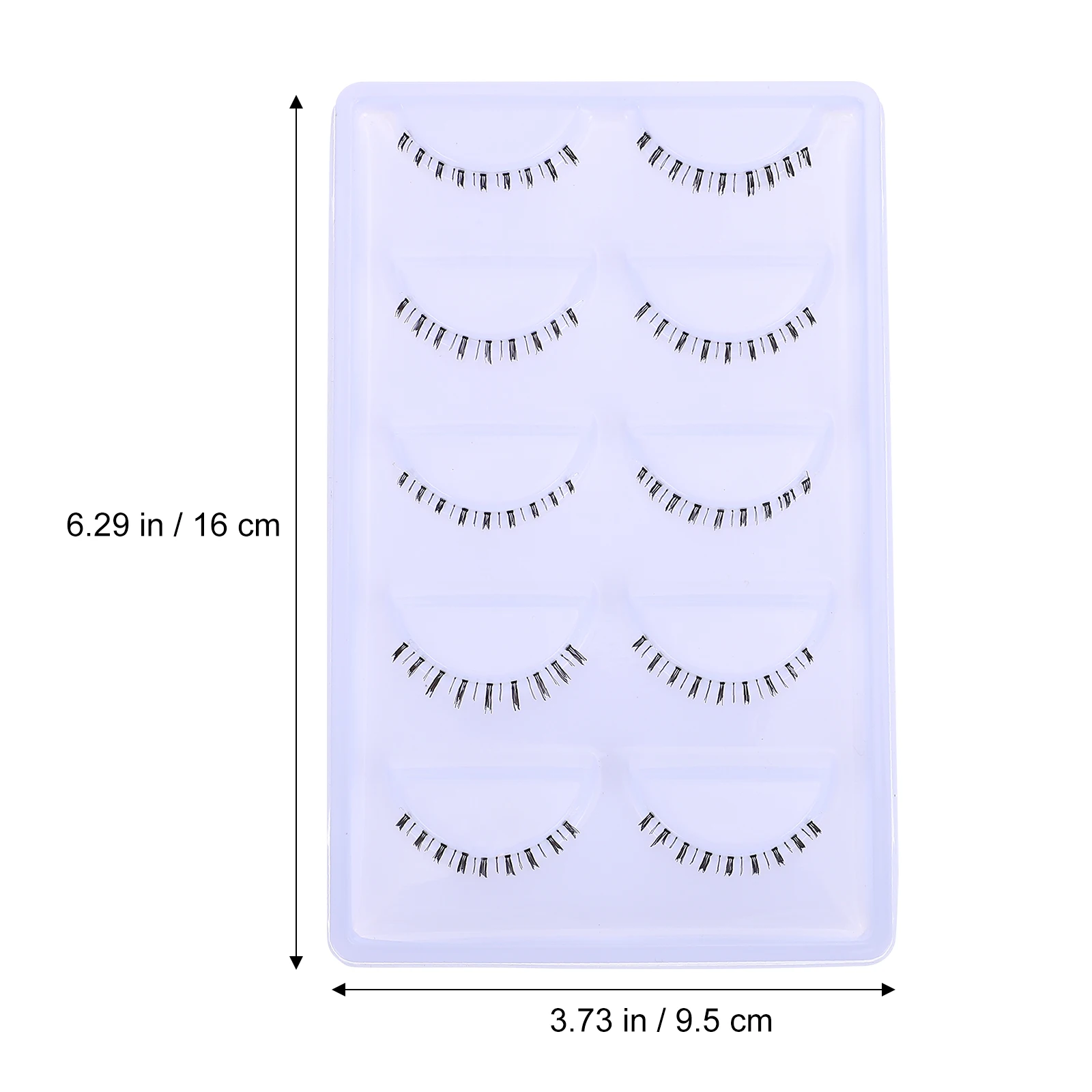 

10Pairs Artificial Eyelashes Bottom Lashes Strip Natural False Eyelashes Professional Grade Lightweight Comfortable Daily Wear