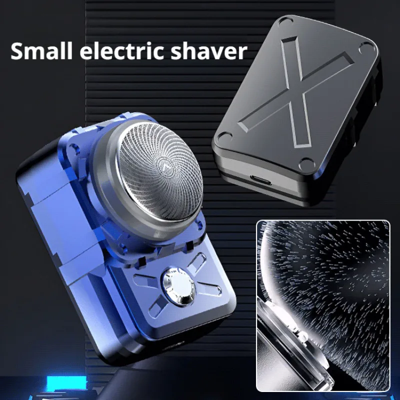 Портативная механическая мини-бритва с быстрой перезаряжаемой мощностью, дорожная портативная бритва