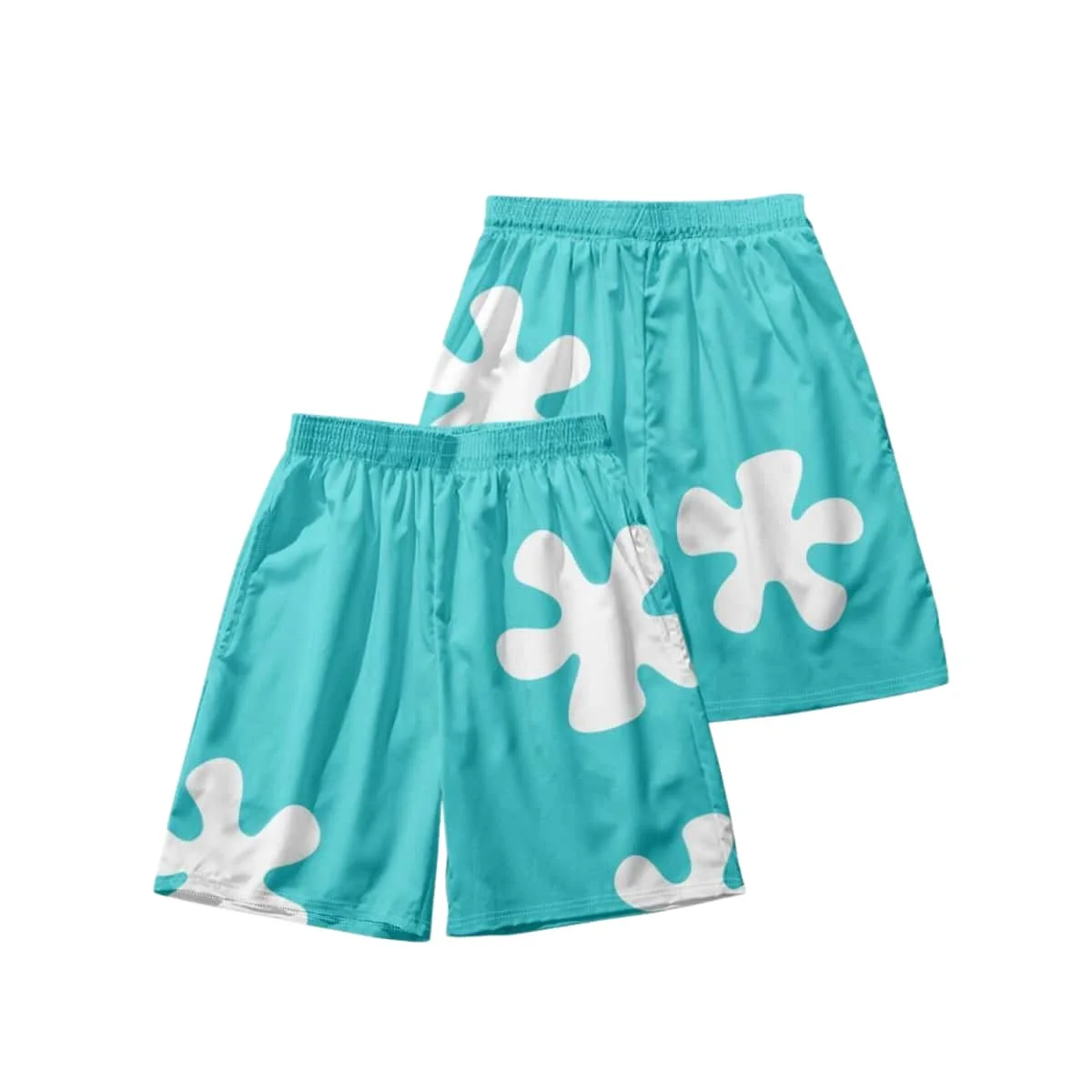 

Новые летние спортивные шорты для пары с изображением Губки Боба, быстросохнущие, мужские и женские, повседневные.