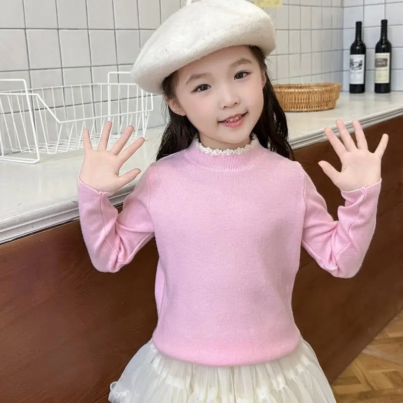 2025 New Style Baby Girl Knitwear Clothes Autumn and Winter Long Sleeve Cute Sweater Fashion and Warm Baby Coat