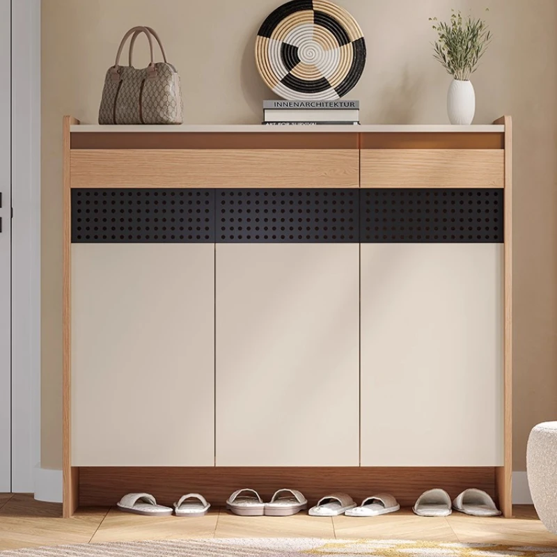 

Modern Nordic Style Large Capacity Storage Cabinet Shoe Rack Shoerack Shoe Organizer Living Room Cabinets Home Furniture Shoes