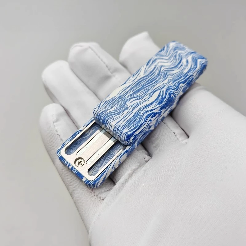 

Синий и белый фарфоровый узор, отскок, плотный абзац, Дин, механическая металлическая игрушка для декомпрессии на кончиках пальцев