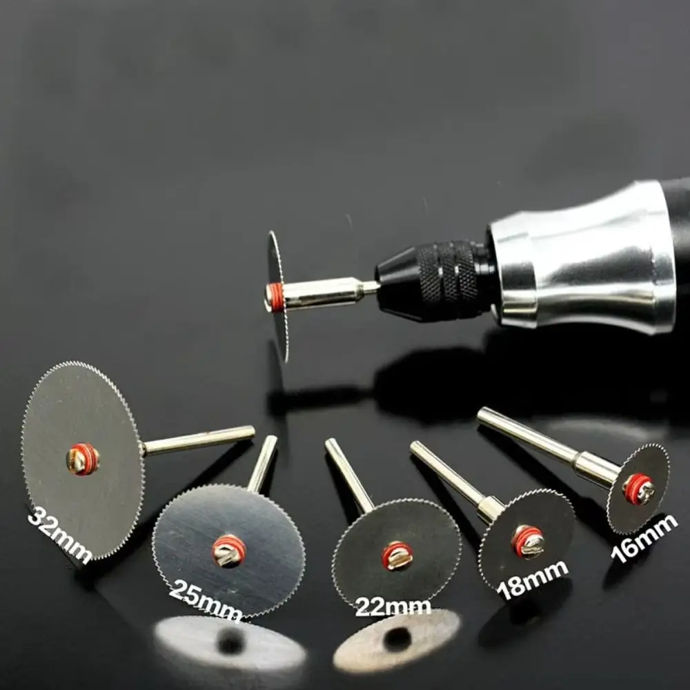 

6PCS/Set Metal Wood Cutting Disc Rotary 16 18 22 25 32mm Mini Circular Cutoff Saw Blade Hand Tools Woodworking Tool