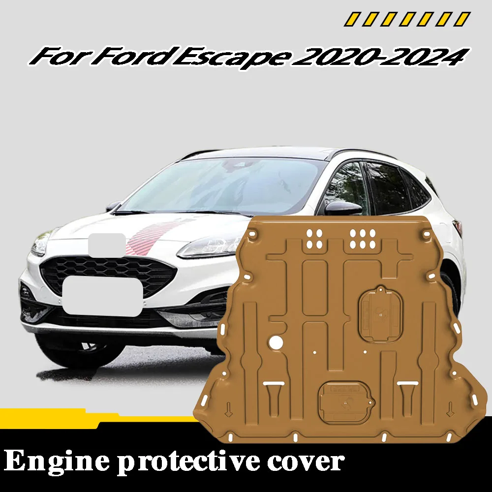 

Vehicle - Specific Splash - Proof Durable Sturdy Engine Undercover And Lower Mudguard For Ford Escape 2020-2024 2.0T