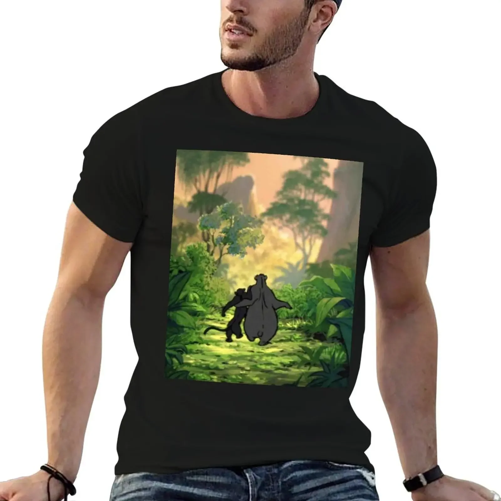 

The Jungle Book T-Shirt Clothing animal prinfor boys graphics mens graphic t-shirts big and tall